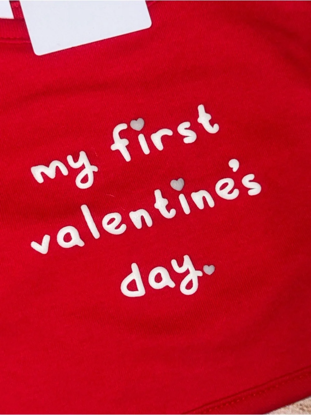 Carter’s Just One You “My First Valentines Day” Bib NWT